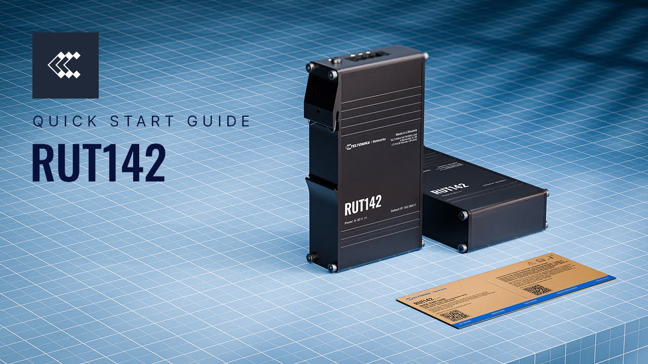 RUT142 - Industrial RS232 Router | Quick Start Guide