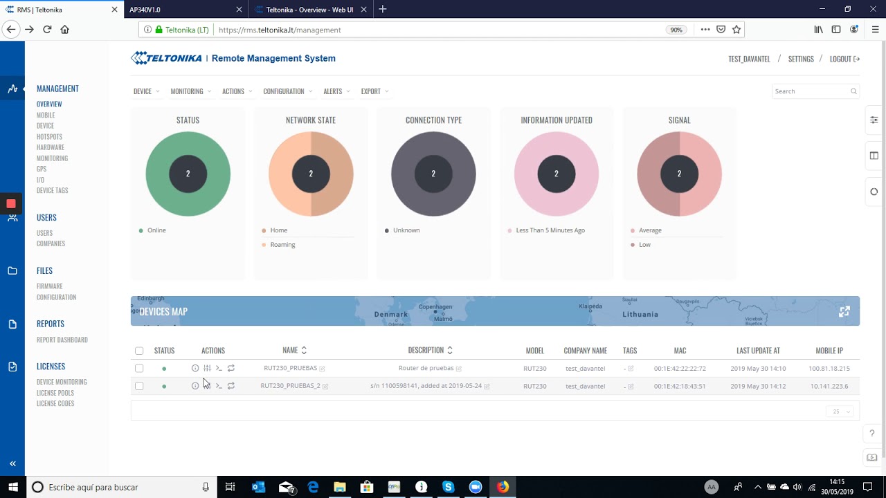 RMS software management routers teltonika
